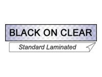 BLACK/CLEAR Paper and Access. for BROTHER PT30 * 35 * 8000 * PTPC
