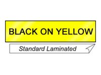 BLACK/YELLOW Paper and Access. for BROTHER PT30 * 35 * 8000 * PTPC