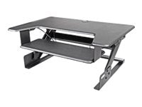 BLACK DESK RISER for KANTEK STANDS