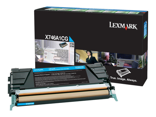 CYAN Toner for LEXMARK X746DE