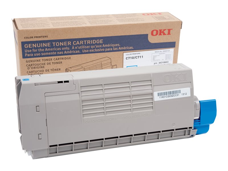 CYAN Toner for OKIDATA C711DN