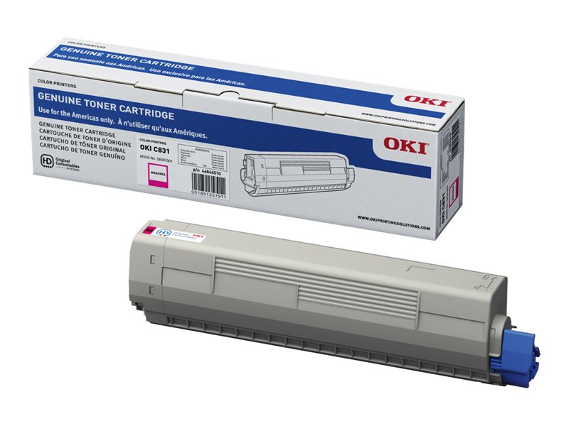 MAGENTA Toner for OKIDATA C831DN