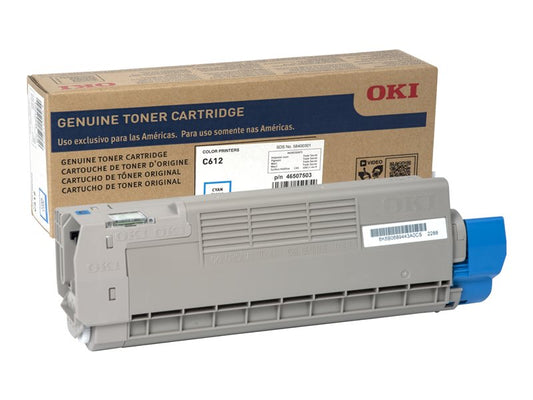 CYAN Toner for OKIDATA C612DN