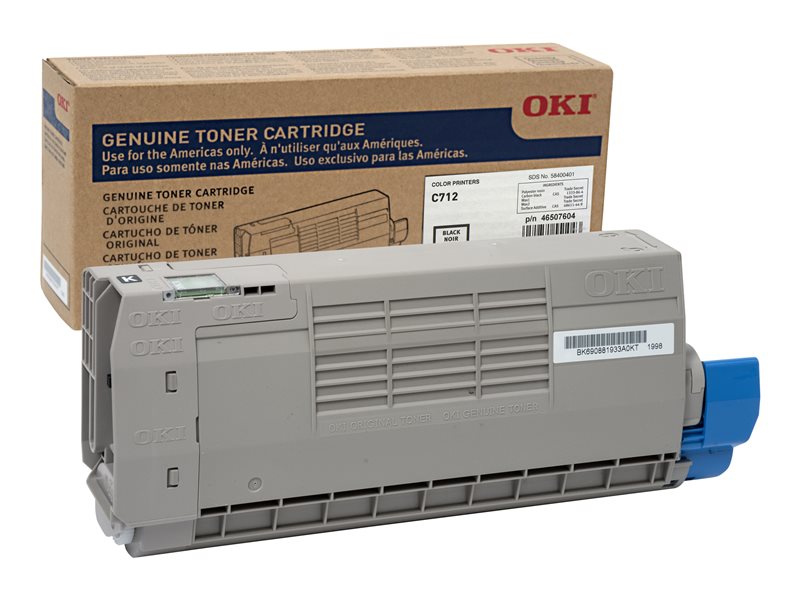 BLACK Toner for OKIDATA C712DN