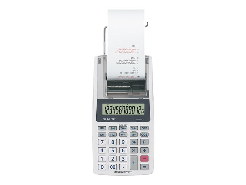 SHARP WHITE CALCULATORS EL-1611V
