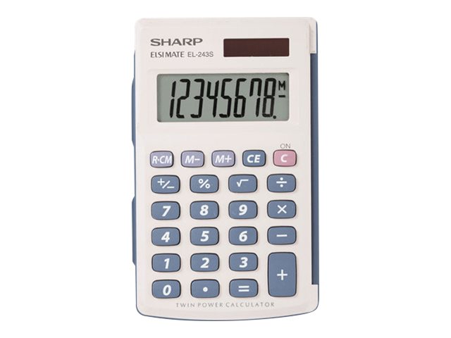 SHARP PUTTY CALCULATORS EL-243SB