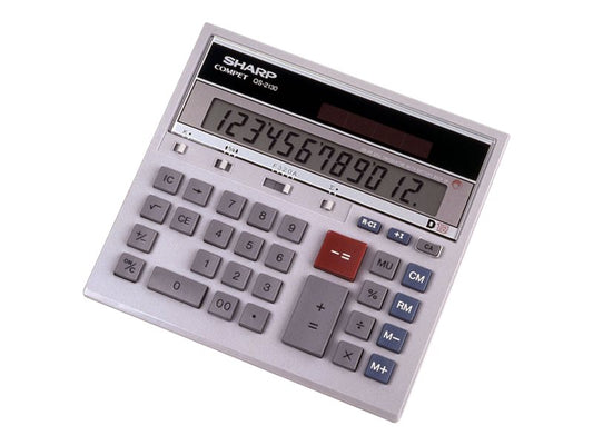 SHARP GRAY CALCULATORS QS-2130