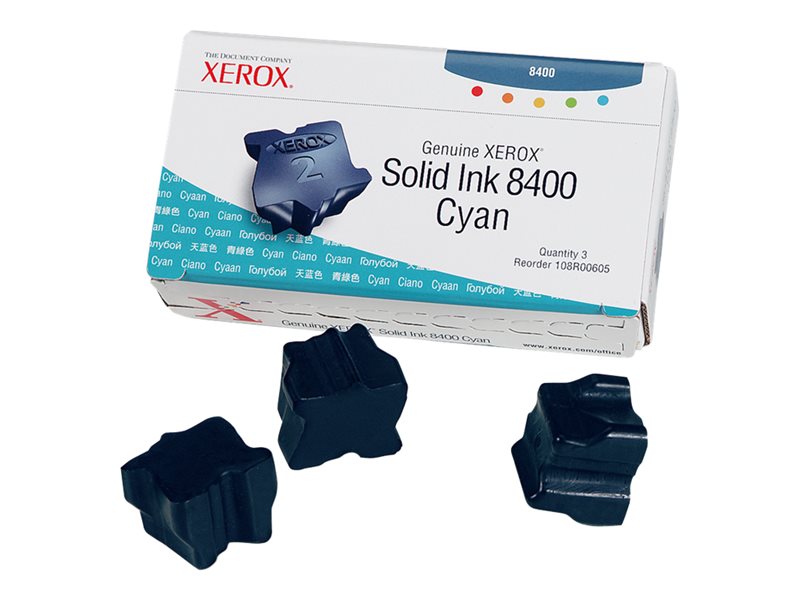 CYAN Solid Ink for XEROX PHASER 8400B