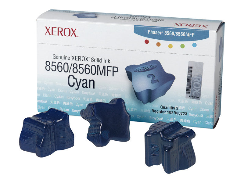 CYAN Solid Ink for XEROX PHASER 8560DN