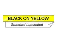 BLACK/YELLOW Paper and Access. for BROTHER PT30 * 35 * 8000 * PTPC