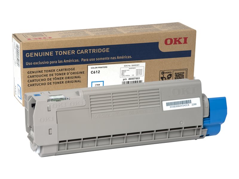 CYAN Toner for OKIDATA C612DN