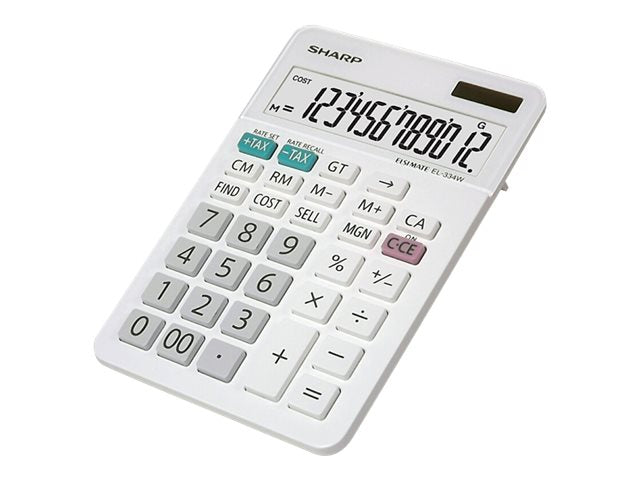 SHARP BEIGE CALCULATORS EL-334W;EL-344RB;EL-377WB