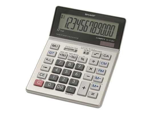 SHARP SILVER CALCULATORS VX-2128V
