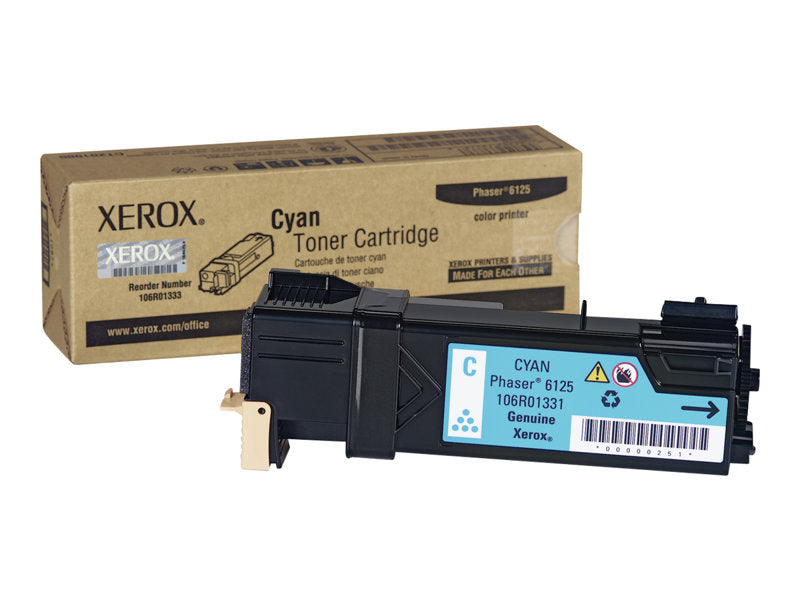 CYAN Toner for XEROX PHASER 6125