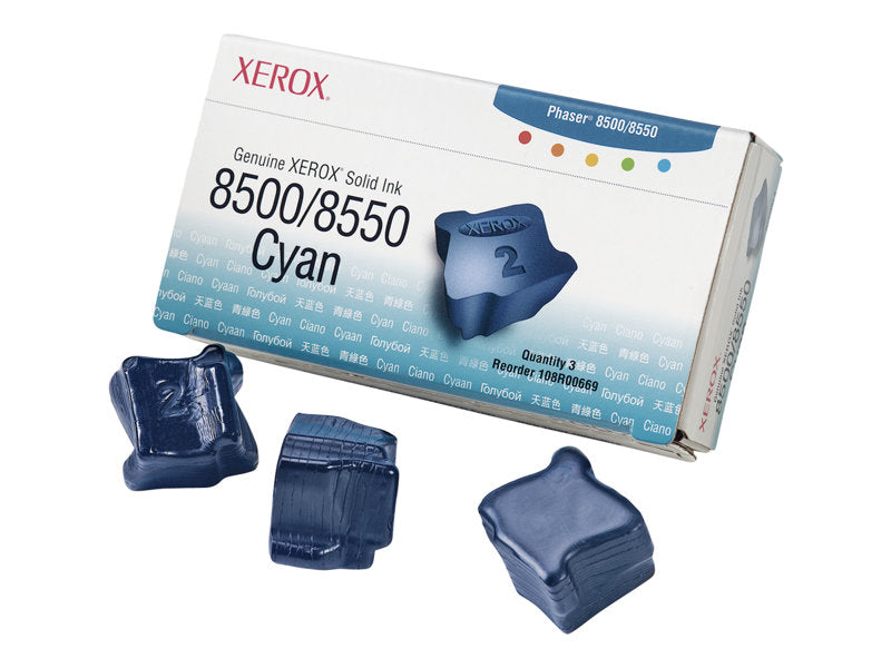 CYAN Solid Ink for XEROX PHASER 8500DN