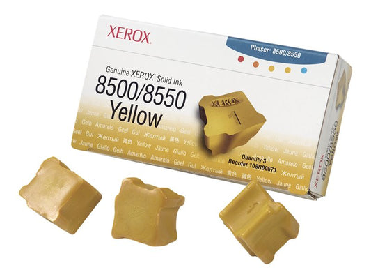 YELLOW Solid Ink for XEROX PHASER 8500DN