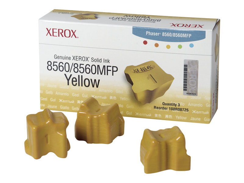 YELLOW Solid Ink for XEROX PHASER 8560DN